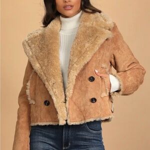 Lulu's Tan Teddy Jacket